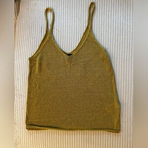 Zara Kids Gold Knit Overalls